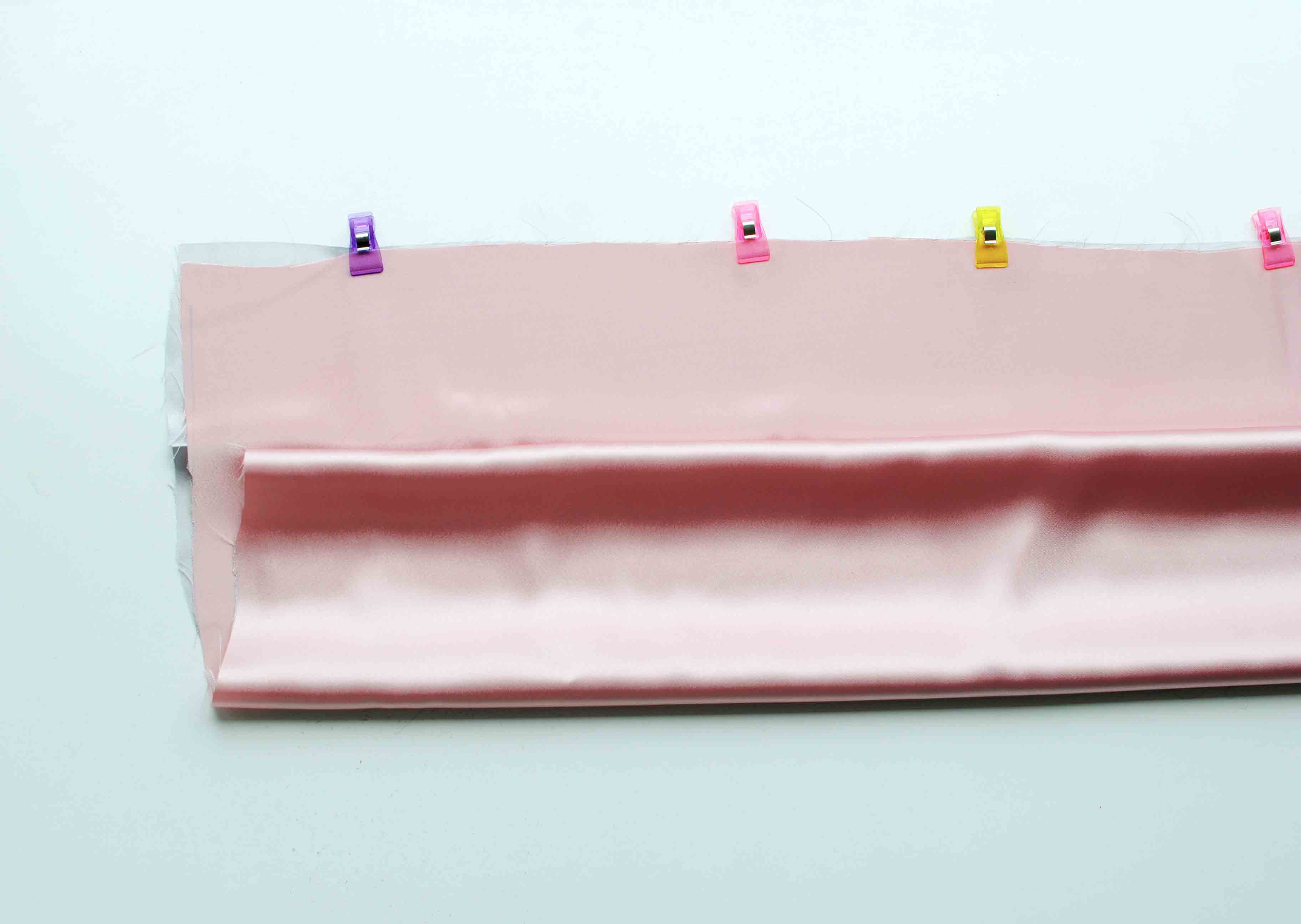 how to sew a pillowcase fold the fabric